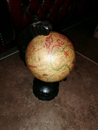 Vintage Desk Top World Map Globe 3