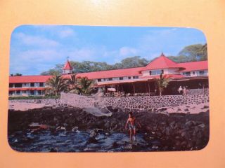 Kona Inn Hotel Kailua Hawaii Vintage Postcard
