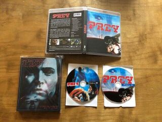 Prey Blu Ray/dvd Vinegar Syndrome Rare Oop Slipcover Restored In 2k Classic