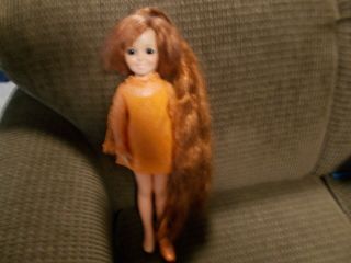 Vintage 1969 Ideal Crissy Doll " Rare " Red Hair That Grows Hair To Floor
