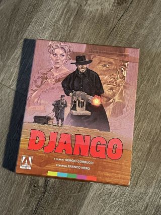 Django,  Texas Adios Bluray Rare Recalled First Pressing J Card Oop Arrow Video
