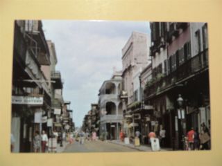 Royal Street Orleans Louisiana Vintage Postcard