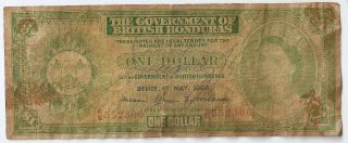 British Honduras,  Belize 1 Dollar 1969 Rare