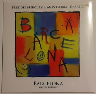 Freddie Mercury “barcelona” Very Rare 2012 Edition Lp Lp From Uk Queen