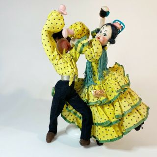 Klumpe Rare Vintage Barcelona Spanish Dancing Couple