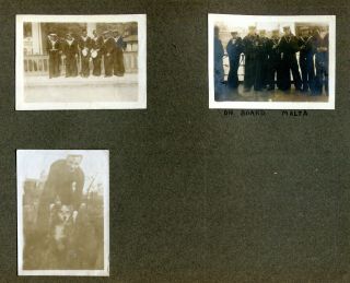 Page Retrieved From 1920s Album 5 Photos Royal Navy Sailors In Malta Etc