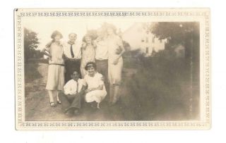 Vintage Photo Group Of Men & Women 1920 