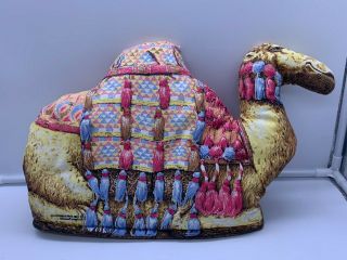 Vintage 1984 Tea Cozy Sari Fabric Camel Rare