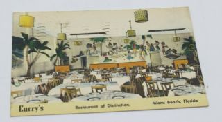 Vintage Postcard Curry 