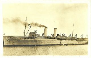 Vintage Naval Postcard,  Unknown U.  S.  Navy Ship