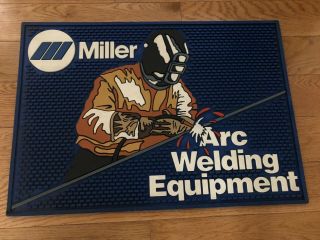 Vintage Miller Electric Arc Welding Floor Mat,  Very Rare,  Hard To Find