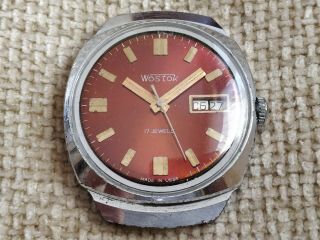 Vostok (wostok) 2428 With Day/date - Very Rare Vintage Russian Wristwatch 02
