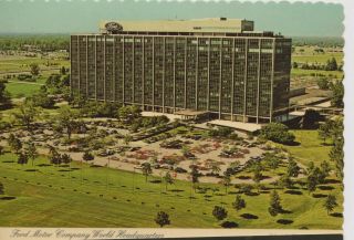 Vintage Postcard Detroit Michigan Ford Motor Company World Headquarters Dearborn