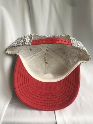 Vintage Ohio State Map All Over Print Snapback Hat Cap Made in USA 3
