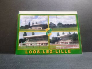 Carte Postale Vintage Stade De Football France Et Monde Loos