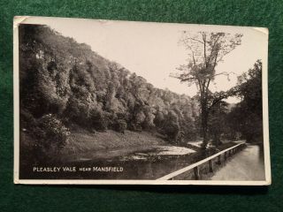 Pleasley Vale Near Mansfield,  Posted 1923 Vintage Postcard