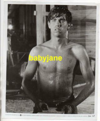 Robby Benson 8x10 Photo Wet & Barechested 1976 Ode To Billy Joe