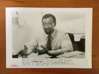 Vintage Glossy Press Photo - Glenn Loury 1st Black Economics Harvard Professor