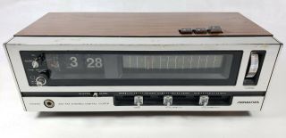 Vintage Rare Flip Clock Soundesign 3933 Fm/am Stereo Receiver And