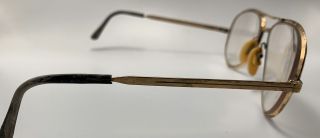Vintage Cottet Aviator Eyeglasses 1/30 14K Gold - Filled 56 - 5 3/4 - 142 France RARE 2