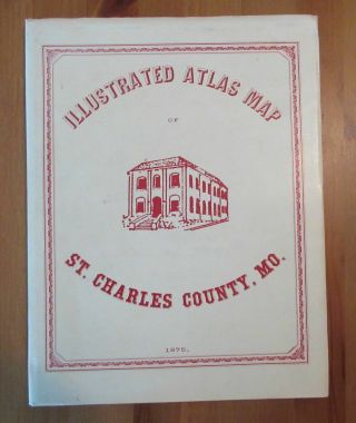 Rare Atlas Book St.  Charles County Missouri Brink