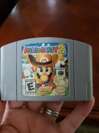Mario Party 2 (nintendo 64,  1999) Authentic & Authentic N64 Rare Vintage