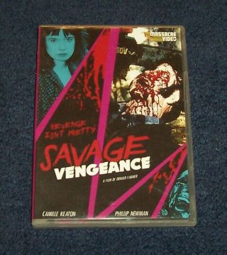 Savage Vengeance Dvd Slasher Sov Camille Keaton Massacre Video Rare Oop