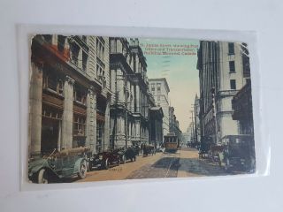Postcard Vintage Canada Quebec St.  James Post Office And Transportation Building