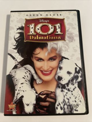 Disney’s 101 Dalmatians (dvd,  2003) Glen Close Live Action Version Oop Rare