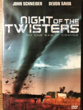 Night Of The Twisters John Schneider Rare