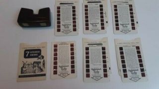 Vintage Tru Vue Viewer And 6 View Cards