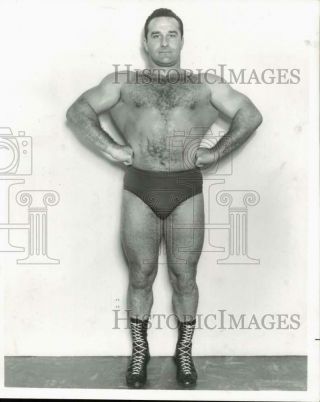 1968 Press Photo Wrestler Jerry Kozak Of Vancouver,  B.  C.  - Hpx09432