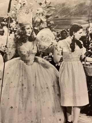 Vintage Studio Photo The Wizard Of Oz Judy Garland Billie Burke