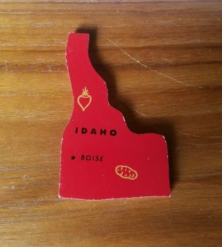Idaho Sifo Vintage United States Map Wooden Puzzle Replacement Piece Crafts 1f