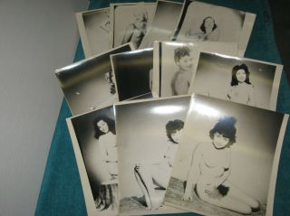 (12) Vintage Nudes Pinup Photographs Nude Models B&w Photos