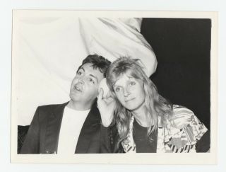 Vintage 1979 Paul And Linda Mccartney Popstars Beatles Press Photo