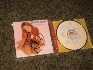 Rare Britney Spears Signed Baby One More Time Autographed Cd
