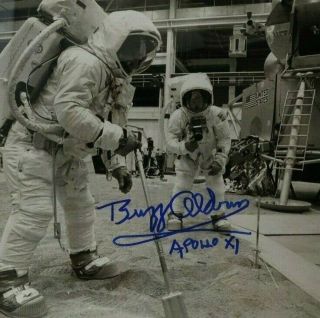 Rare (1) Signed Psa Type I Photograph Of Buzz Aldrin & Neil Armstrong