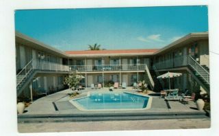 Ca San Diego California Vintage Post Card " El Portal Motel & Apartrments "