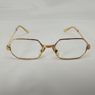 Vintage Cottet Eyeglasses 14k Gold - Filled 20/000 48/18 - 5 1/2 France Rare