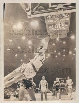 1969 Press Photo 1960s College Basketball N Carolina Vs Clemson Dick Grubar