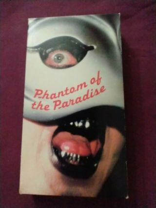 Phantom Of The Paradise 1988 Vhs Very Rare Brian De Palma,  Paul Williams