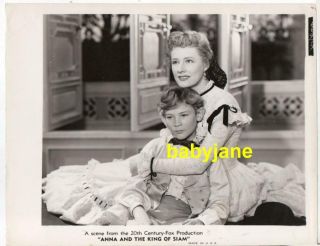 Irene Dunne Richard Lyon 8x10 Photo 1946 Anna And The King Of Siam
