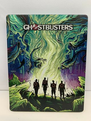 Ghostbusters Steelbook Best Buy (4k Uhd,  3d,  Blu - Ray) 2016 Rare
