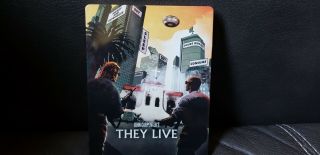 They Live (blu - Ray Disc,  2017,  Steelbook Limited Edition).  " Pre - Owned ".  Rare