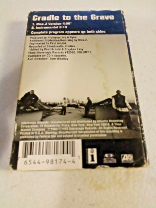 thug life cradle to the grave cassette RARE 2