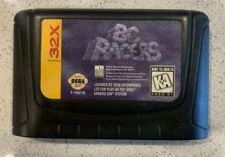 Bc Racers (sega 32x,  1995) Authentic Rare