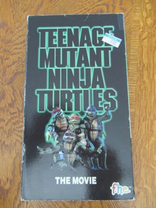 Teenage Mutant Ninja Turtles The Movie 1 Betamax Vintage Media Rare 2
