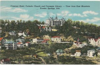 Vintage Postcard Euureka Springs,  Arkansas With 1948 Stamp And Cancel