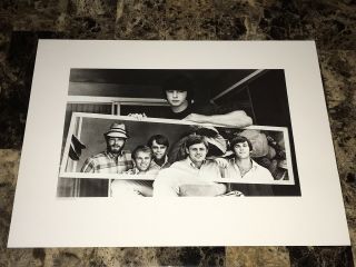 The Beach Boys Rare Promo 11x14 Photo Print Brian Wilson Record Label Promotion
